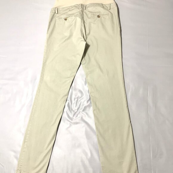 H&M Mama Maternity Khakis. Brown. Dressy. Size 14. 2 Pockets. Work Chinos. Belt. - Picture 15 of 15